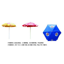 Parasol extérieur de centre de tissu de PVC de 790mmx6k PVC avec le logo (YSBEA0022)